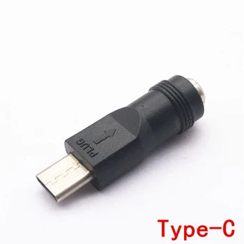 1 бр. адаптер на захранване dc Конвертор 5,5x2,1mm с клъстер конектор за USB Type C