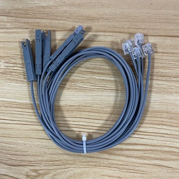 (5 опаковки) 1 м 110 Тест за церебрална гласов модул тест кабел с щипка тип 