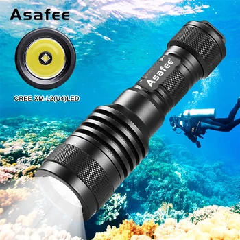 Asafee мултифункционален светодиоден фенер за гмуркане Портативен професионален подводен лампа за риболов