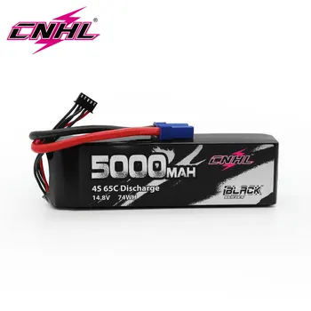 CNHL 4S 14,8 V Lipo батерия 5000 ма 65C с жак ЕС5 за самолет, автомобил лодки с хеликоптер квадрокоптера състезателни модели на дрона