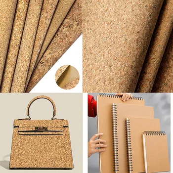 Corkboard на кожата, тънки дървени зернистая изкуствена синтетична тъкан, лист за производство на чанти за обувки, декоративни чанта за бродерия, 46x135 см