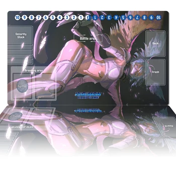 Digimon TCG Playmat Shutumon DTCG CCG Игра Търговски Карти, Игри Мат Аниме Подложка За Мишка Настолен Мат Игрови Аксесоари Зона Безплатен Чанта