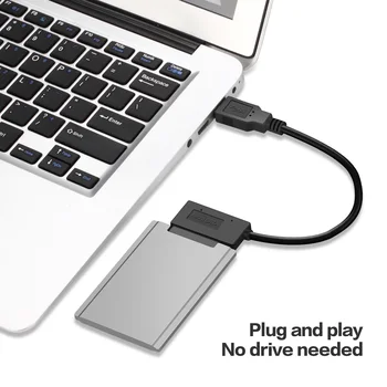 USB 3.0 към Micro SATA Кабел-Адаптер за 1,8-инчов SSD HDD Конвертор Кабел USB3.0 16Pin към Msata 7 + 9 Пинов кабел 20 см