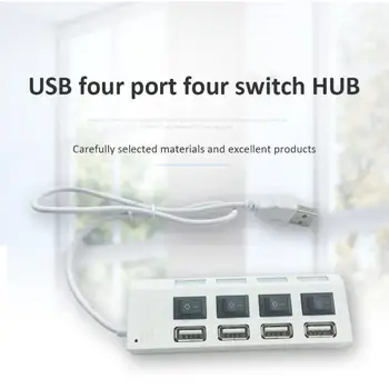USB Hub С 3.0 Хъб USB 3 USB 2.0 Мулти USB Сплитер захранващ Адаптер 4/7 Пристанища Множество Удължител 2,0 с Ключ за Аксесоари КОМПЮТЪР
