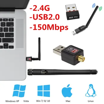 wifi адаптер USB 2.0 wifi антена TECHKEY wifi usb ethernet 150 Mbps wifi ключ 802.11 n/g/b enchufe wi-Fi usb lan comfas wi fi