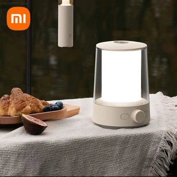 Xiaomi Mijia Split Camping Light Фенерче разсеяна светлина кемпинговый лампа с гладка затъмняване, лампа за външно осветление, фенерче