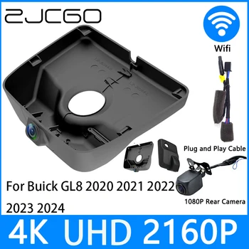 ZJCGO Dash Cam 4K UHD 2160P Автомобилен Видеорекордер DVR за Нощно Виждане Паркинг за Buick GL8 2020 2021 2022 2023 2024