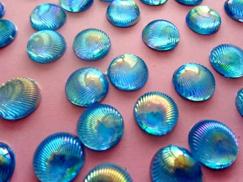 Безплатна доставка сини кристали кръгла морска мивка 10 мм, Горещо фиксиране Акрил кристал аксесоар скъпоценен камък и кристали диамант 300 бр/пакет