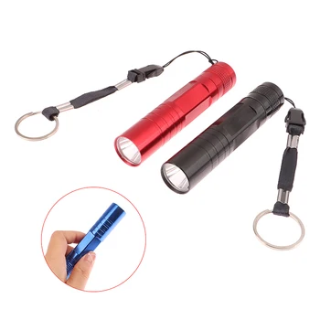 За къмпинг, лов джобен мощен led фенер Преносим мини-фенерче № 5, захранван с батерии-Водоустойчив фенер-дръжка