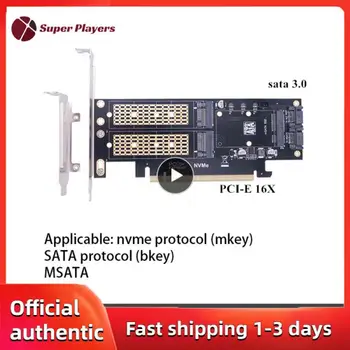 Лек Адаптер M. 2 M2 Pcie 16x Преносим Мини-Карта интерфейс, Bm Key За Компютър M. 2 Ngf Plus M Sata Pci-e 16x Adapter Card