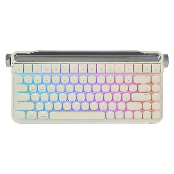 Механична клавиатура за пишеща машина YUNZII ACTTO B703 Pro RGB в ретро стил
