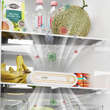 Мини-дезодорант за хладилник, акумулаторна батерия, преносим, лек, за многократна употреба, регулируеми за кухненски джаджи