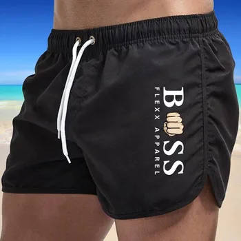 Мъжки спортни къси панталони, хавлии за плаж, модни шорти за тренировки по плуване, каране на колело, риболов, писти, туристически, плажни панталони за партита