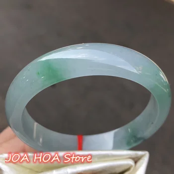 Най-новият нежна гривна от нефрит, гривни от зелен нефрит Ice Seed Yang, качествено елегантен и модерен пръстен за ръце, изящни бижута