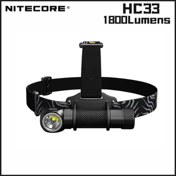 Налобный фенер NITECORE HC33, богат на функции на прожекторите, 1800 лумена, CREE XHP35 HD, led магнитен L-образна налобный фенер за нощно осветяване