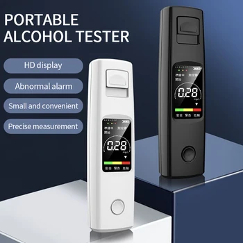 Нов преносим безконтактен тестер дъх на алкохол, с дигитален дисплей, USB акумулаторна дрегер за анализ