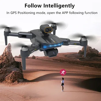 Професионален 4K Dual HD бесщеточный двигател, GPS Сгъваем безпилотен самолет, камера X21, въздушна фотография, квадрокоптер за заобикаляне на препятствия, играчки